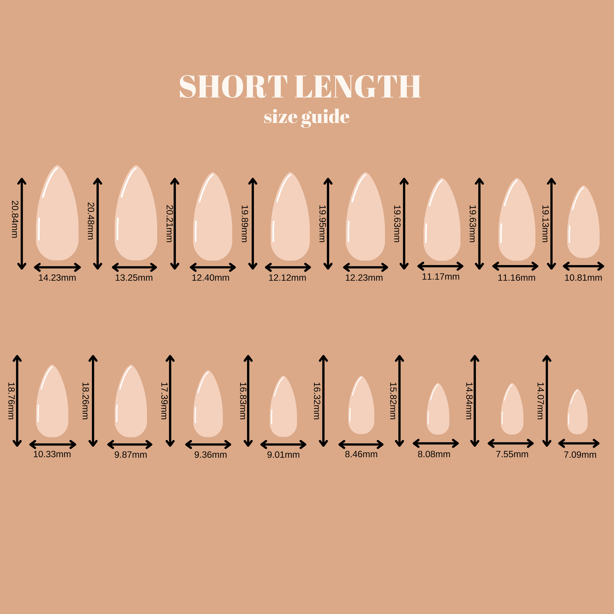 Sizing Kit for Press Ons